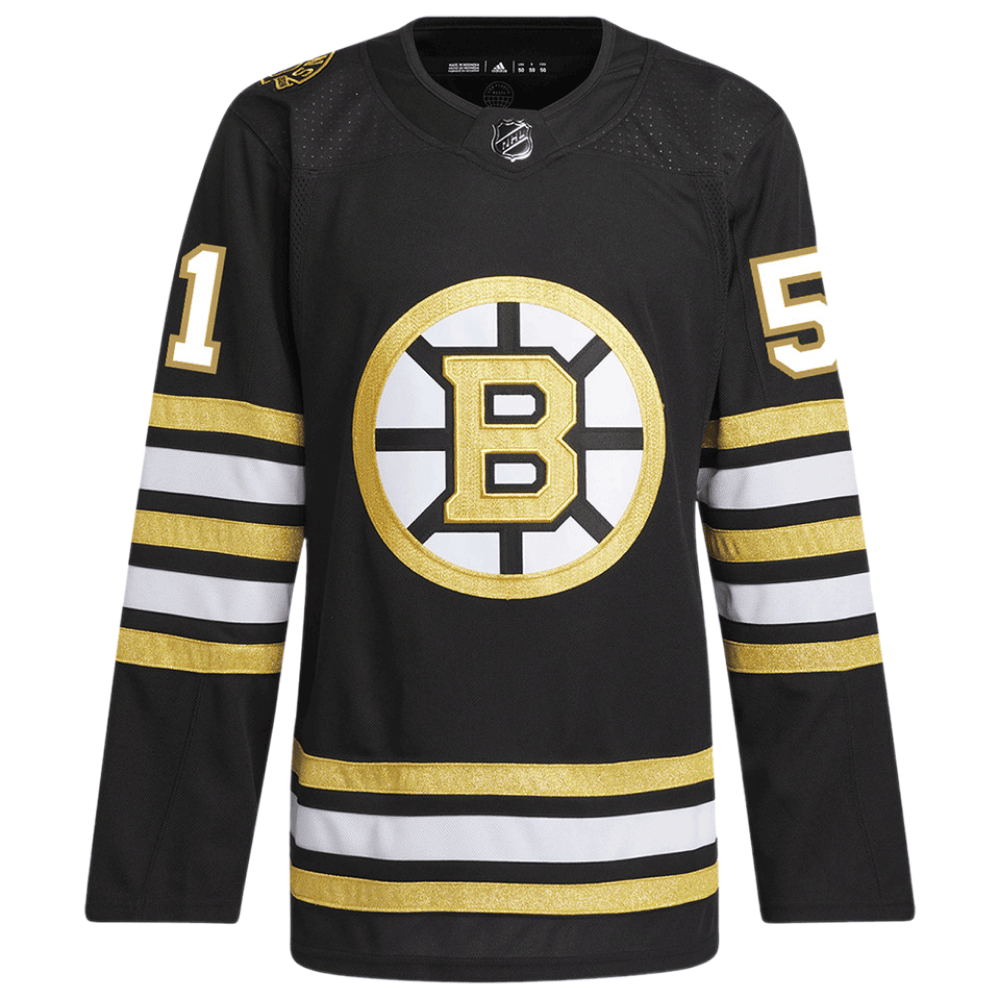 Matthew Poitras 51 Boston Bruins 100th Anniversary Primegreen Home Men Jersey - Black