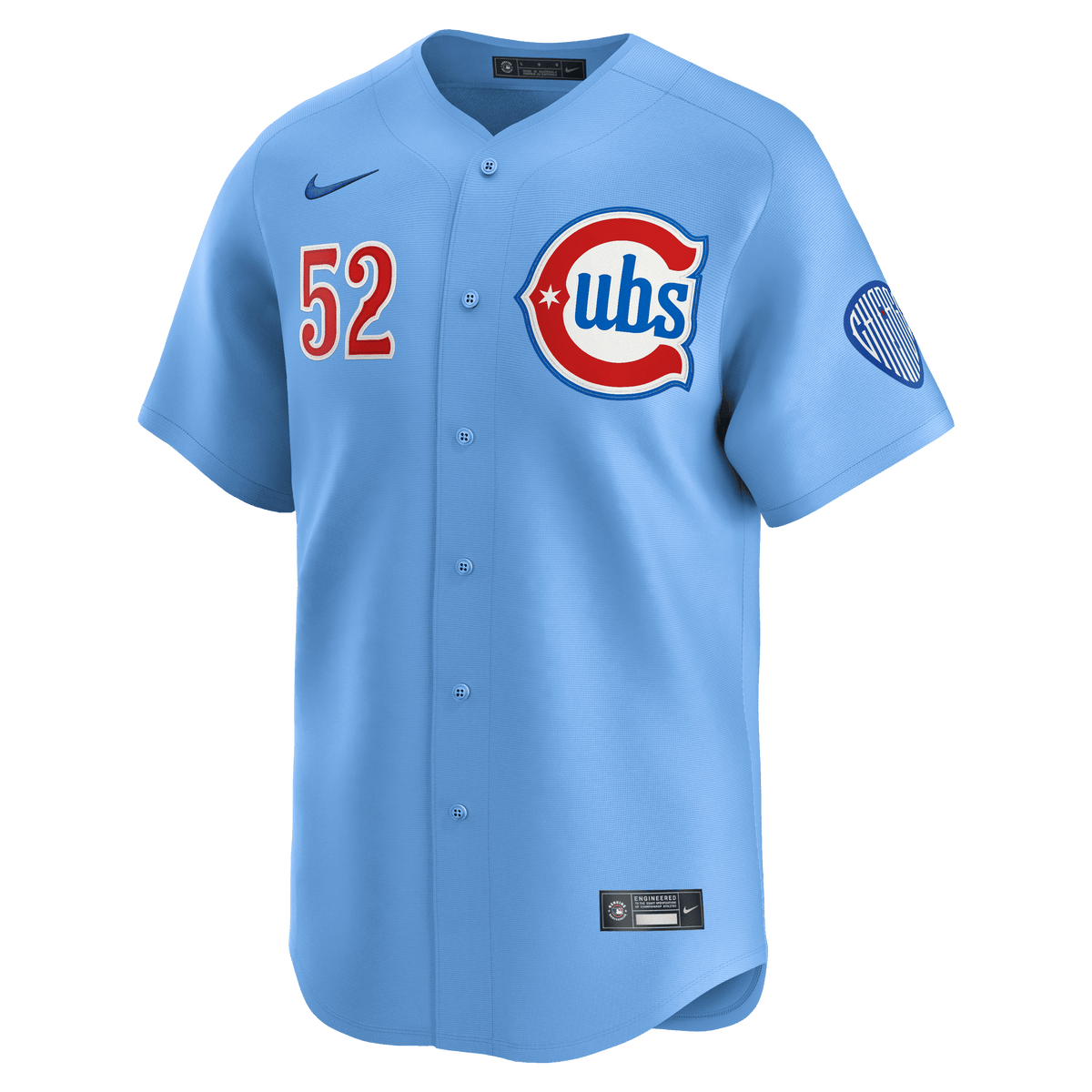 Pete Crow-Armstrong 52 Chicago Cubs Limited Alternate 2 Men Jersey - Baby Blue