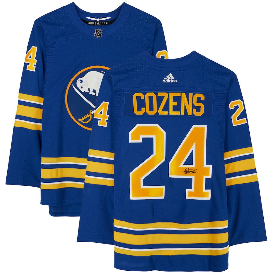Dylan Cozens 24 Signed Buffalo Sabres Autographed Jersey - Royal