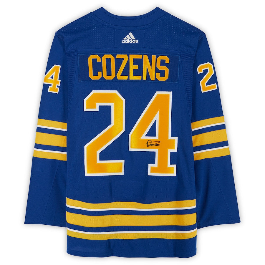Dylan Cozens 24 Signed Buffalo Sabres Autographed Jersey - Royal