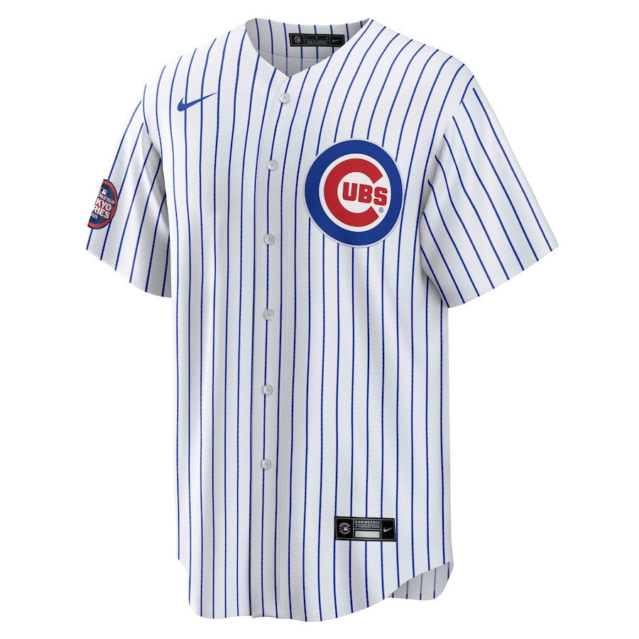 Shōta Imanaga 18 Chicago Cubs 2025 MLB World Tour: Tokyo Series Home Kanji Player Men Jersey - White