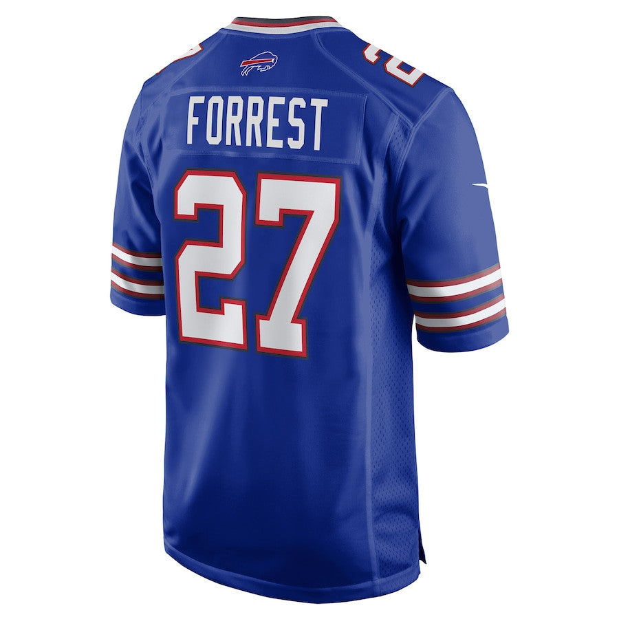 Darrick Forrest 27 Buffalo Bills Team Game Men Jersey - Royal