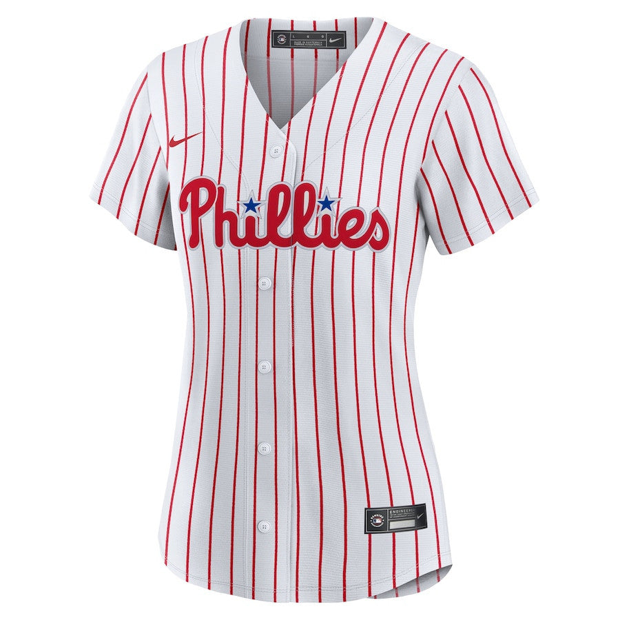 Zack Wheeler 45 Philadelphia Phillies Women's Home Jersey - White
