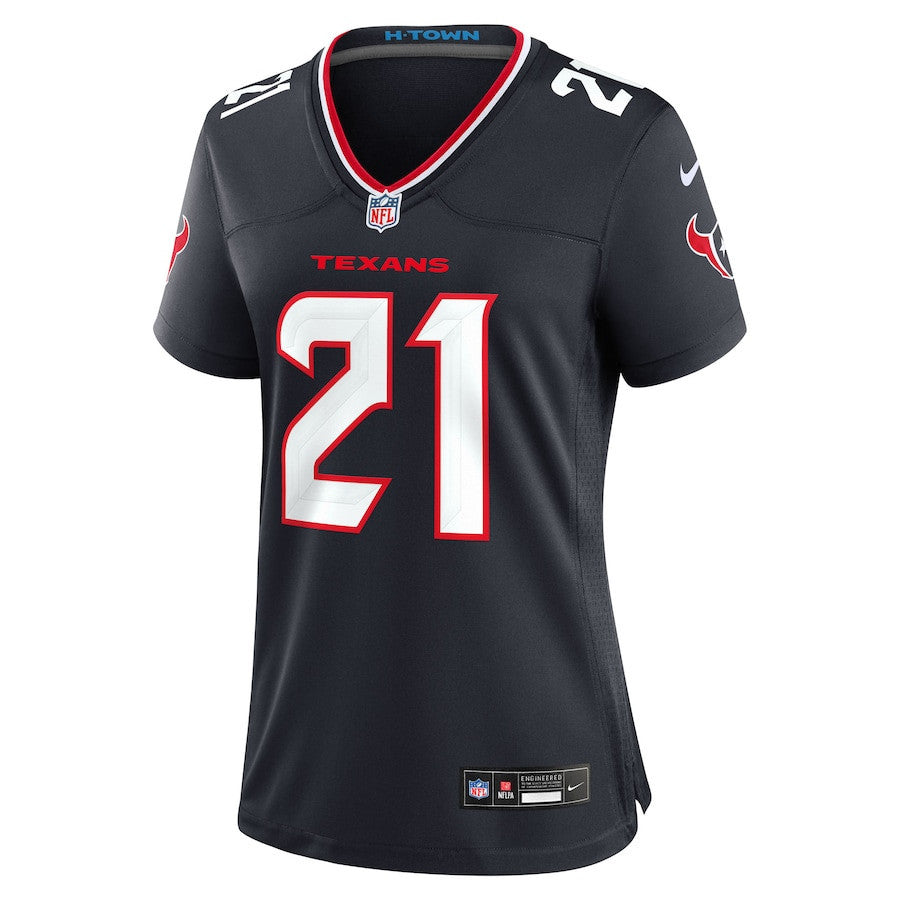 Ronald Darby 21 Houston Texans Women's Team Game Jersey - Navy