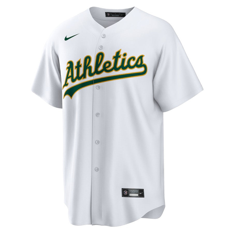 Tyler Soderstrom 21 Athletics Home Men Jersey - White