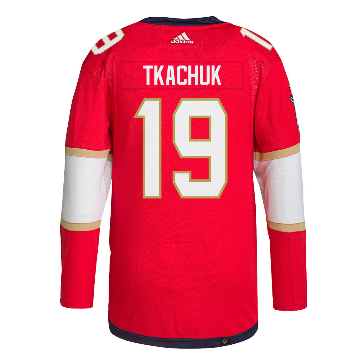 Matthew Tkachuk 19 Florida Panthers 2025 STANLEY CUP Final Patch Home Men Jersey - Red