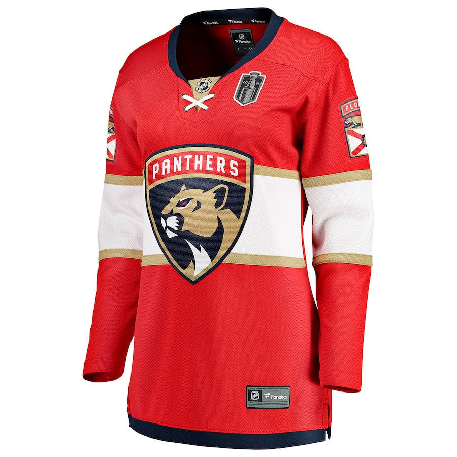 Florida Panthers 2025 Stanley Cup Final Home Breakaway Women Jersey - Red