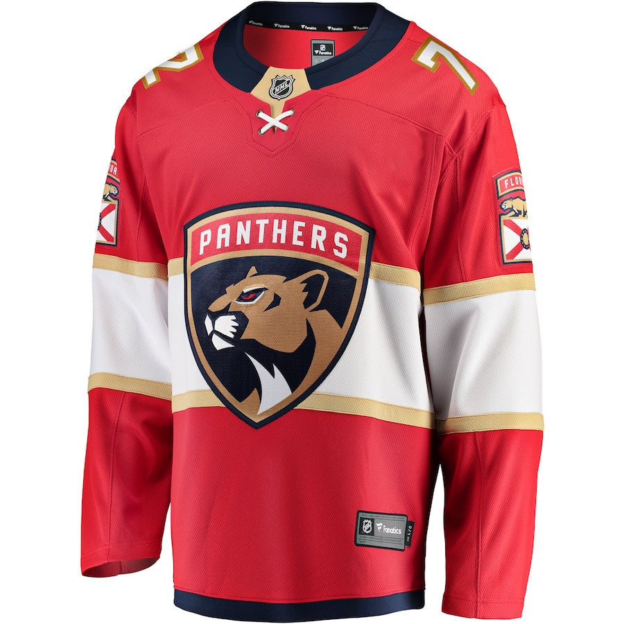 Sergei Bobrovsky 72 Florida Panthers 2025 Breakaway Player Men Jersey - Red