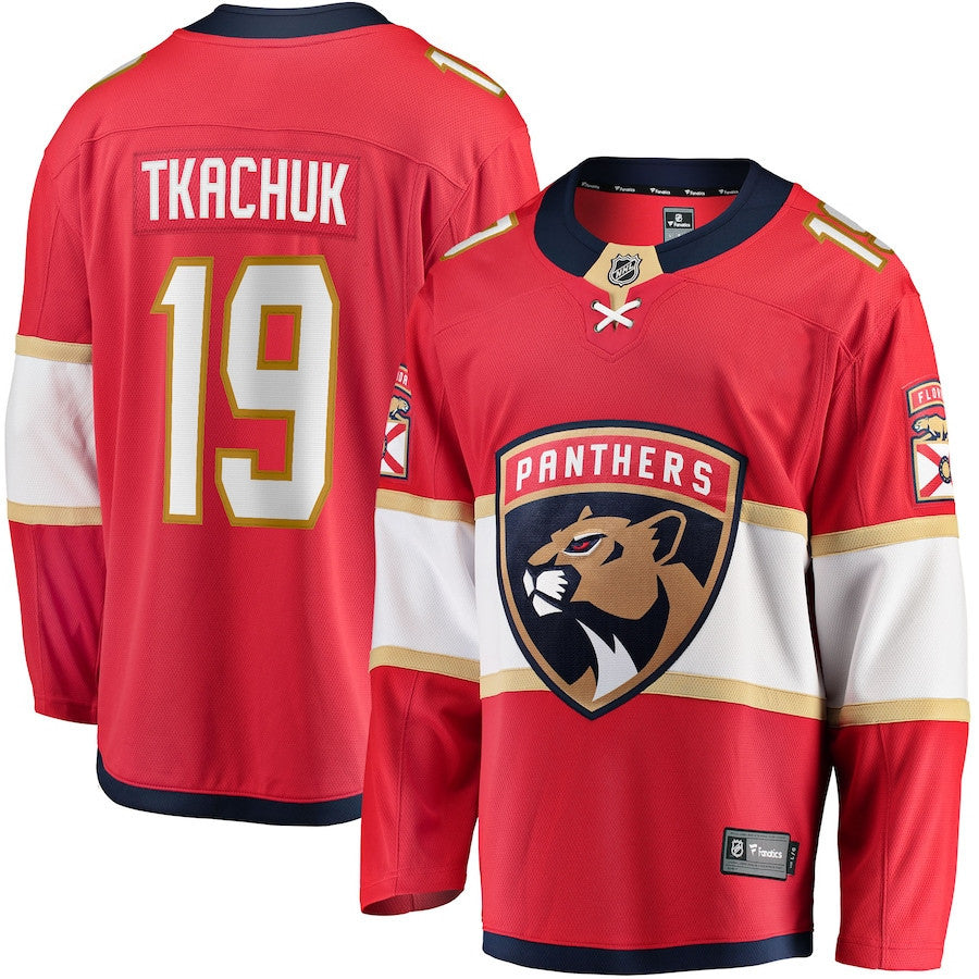 Matthew Tkachuk 19 Florida Panthers 2025 Breakaway Player Men Jersey - Red
