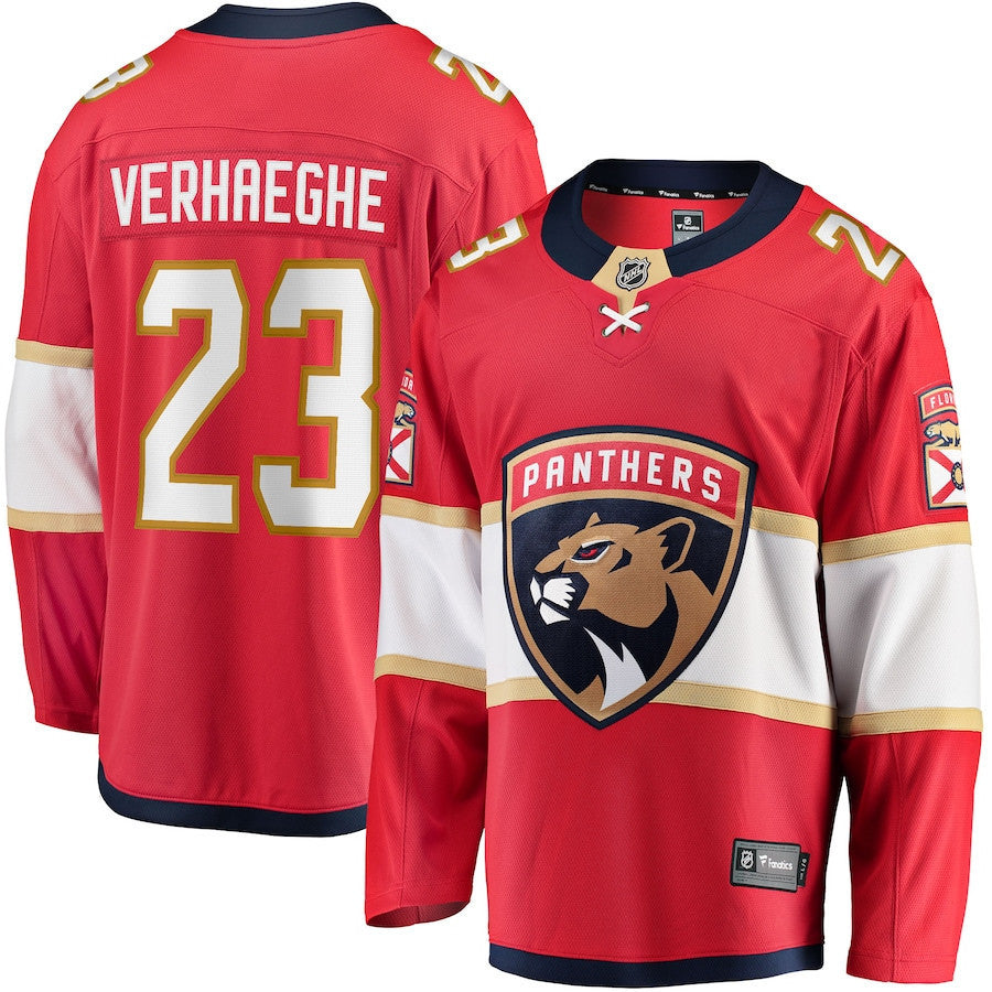 Carter Verhaeghe 23 Florida Panthers 2025 Breakaway Player Men Jersey - Red