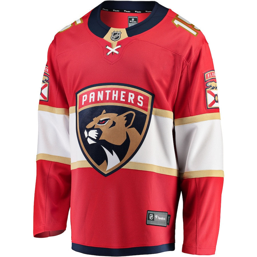 Anton Lundell 15 Florida Panthers 2025 Breakaway Player Men Jersey - Red