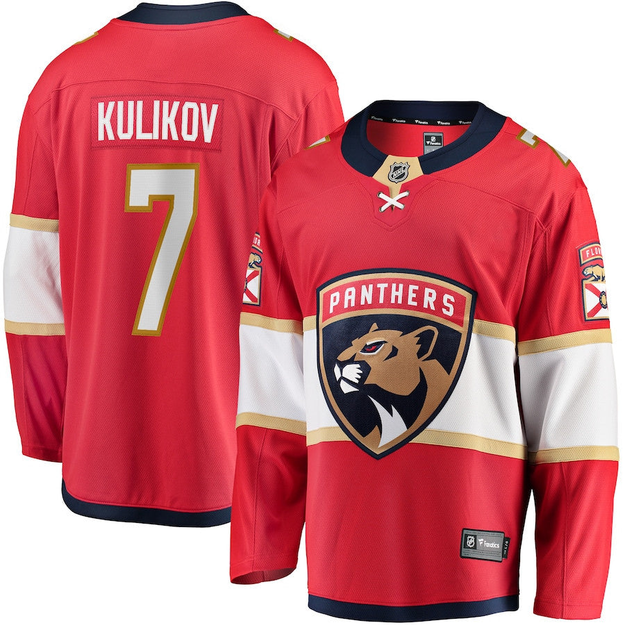 Dmitry Kulikov 7 Florida Panthers 2025 Breakaway Player Men Jersey - Red