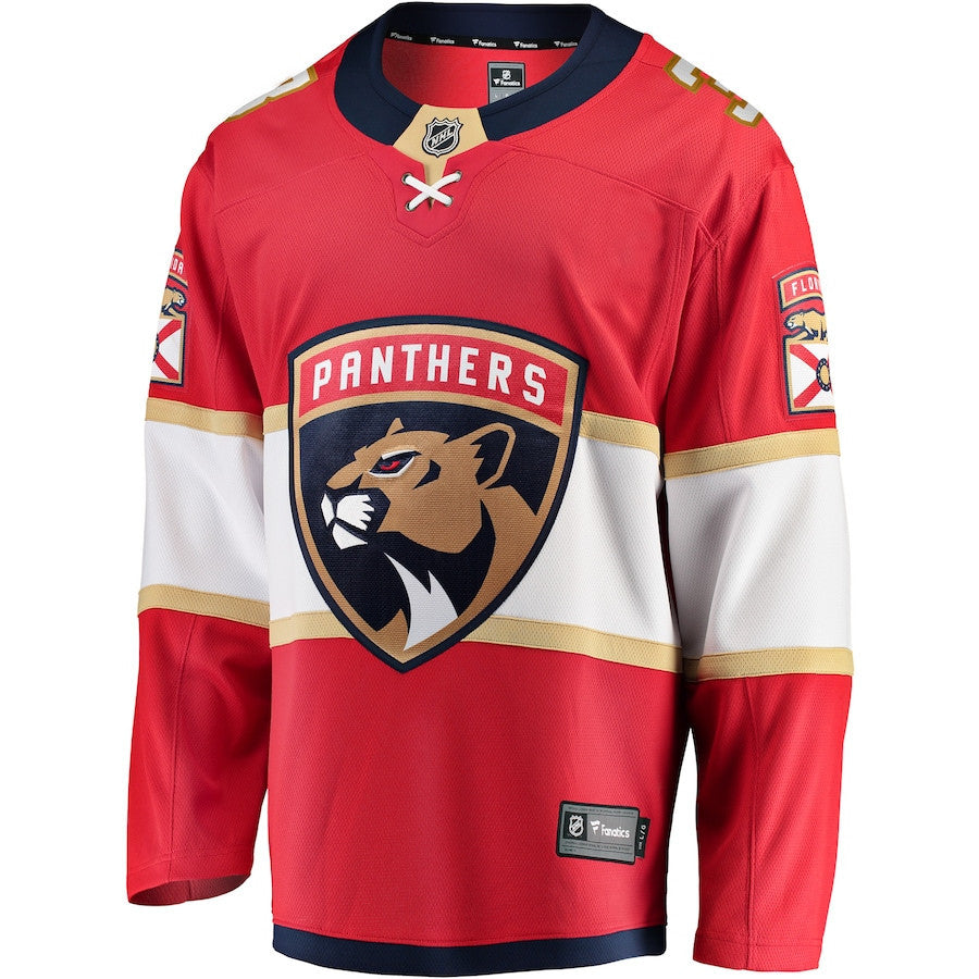 Matt Kiersted 3 Florida Panthers 2025 Breakaway Player Men Jersey - Red