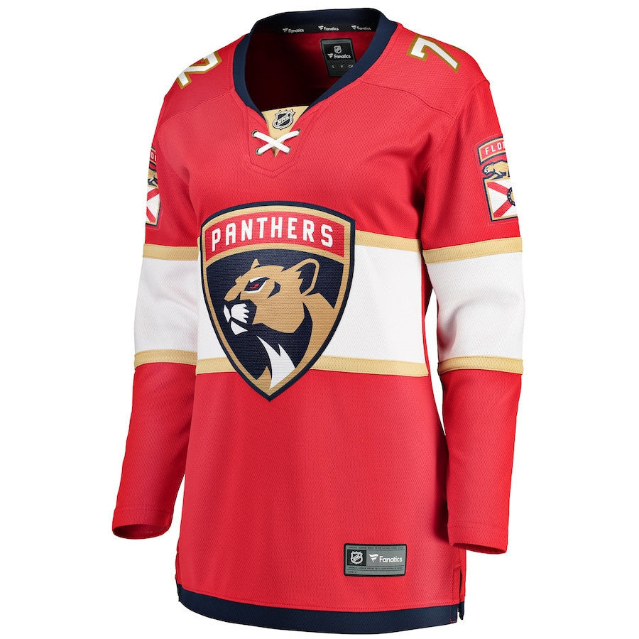 Sergei Bobrovsky 72 Florida Panthers Fanatics Women's Home Florida Panthers Women's Home Breakaway Jersey - Red