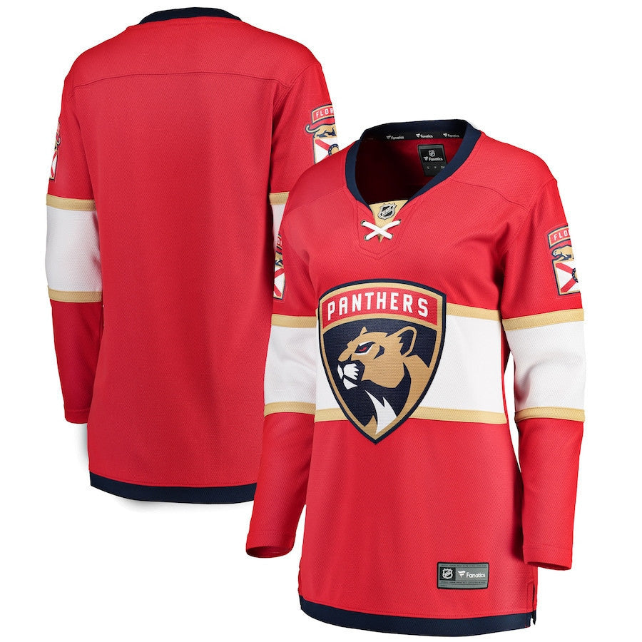 Florida Panthers Women's Breakaway Home Jersey - Red