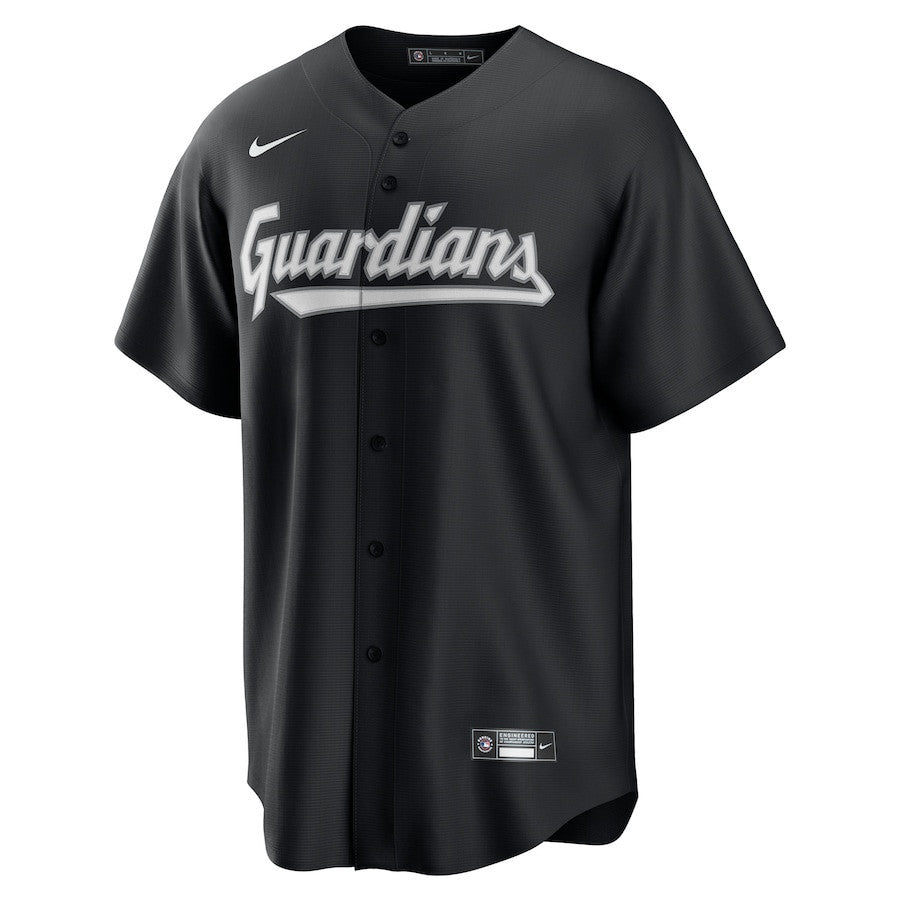 Cleveland Guardians Lights Out Men Jersey - Black