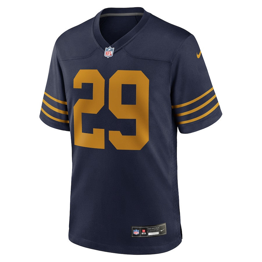 Xavier McKinney 29 Green Bay Packers The 1923 Classic Game Men Jersey - Navy
