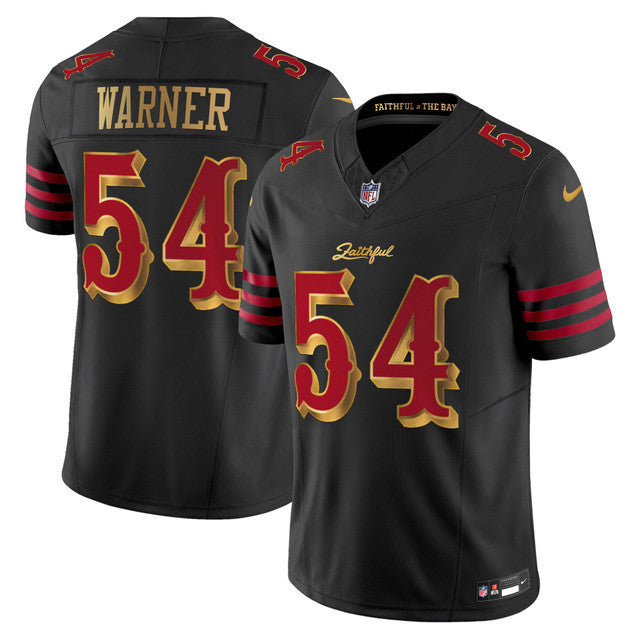 Fred Warner 54 San Francisco 49ers 2025 “Rivalries” Vapor Limited Men Jersey - Black