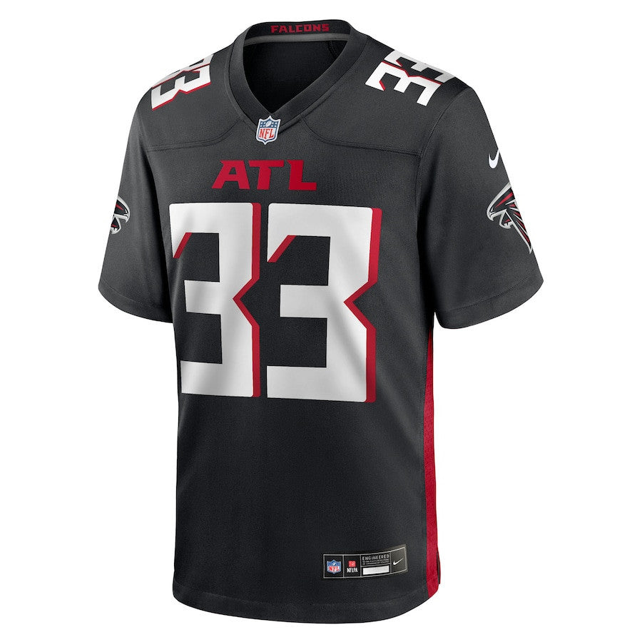 Billy Bowman Jr. 33 Atlanta Falcons Team Game Men Jersey - Black
