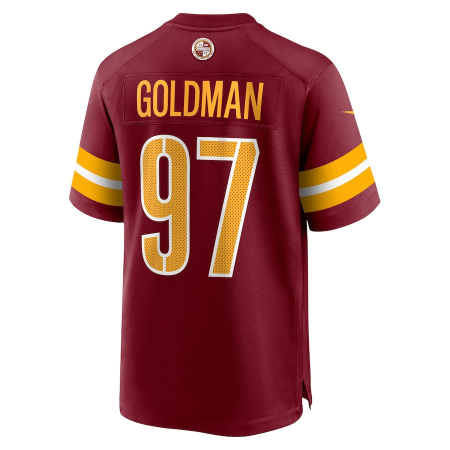 Eddie Goldman 97 Washington Commanders Team Game Men Jersey - Burgundy