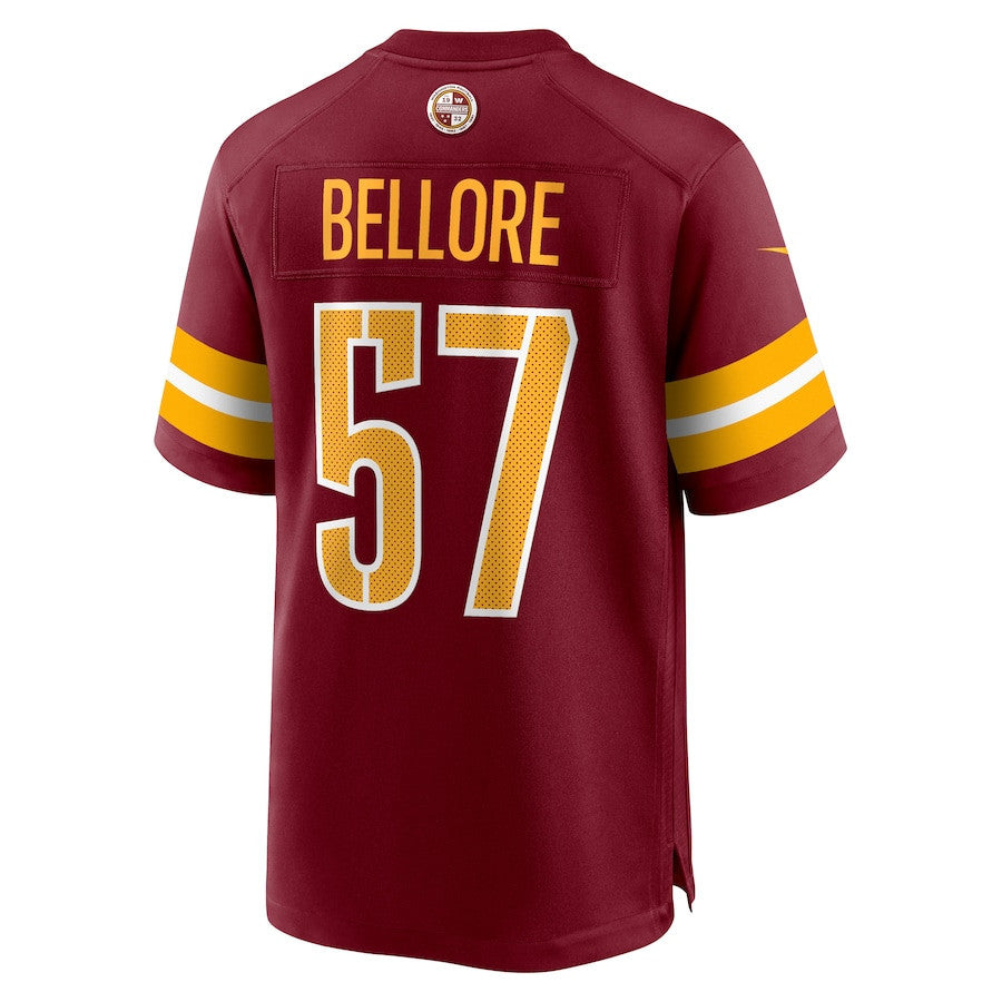 Nick Bellore 57 Washington Commanders Team Game Men Jersey - Burgundy
