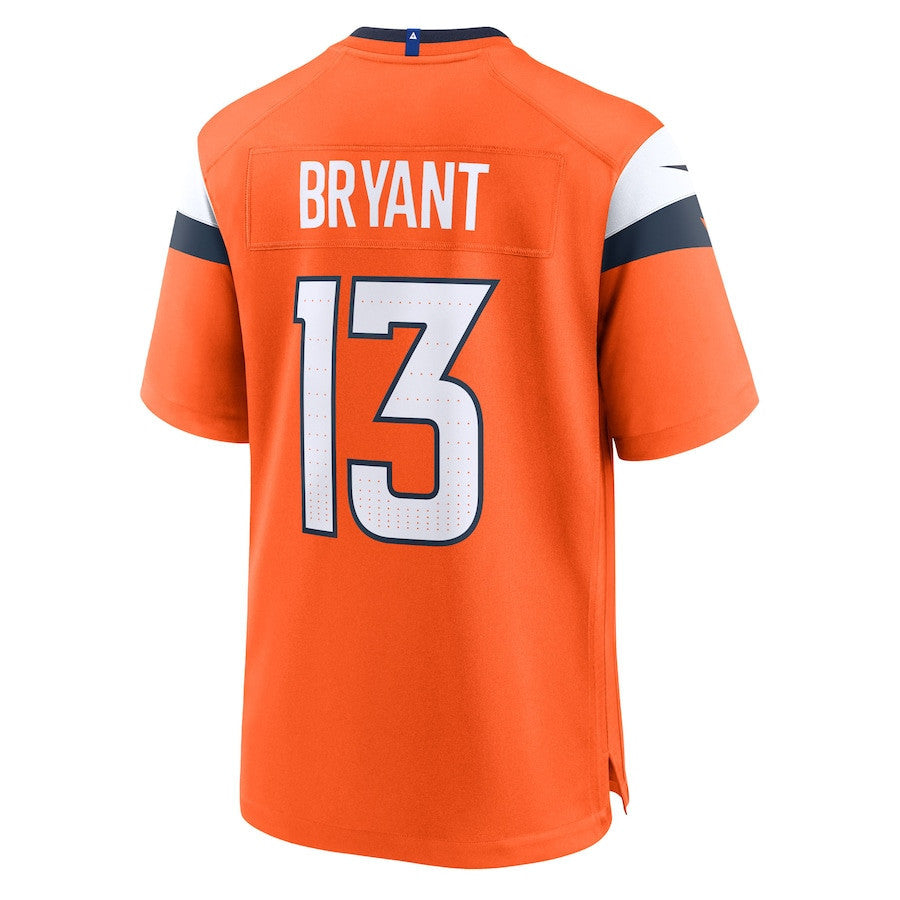 Pat Bryant 13 Denver Broncos Team Game Men Jersey - Orange