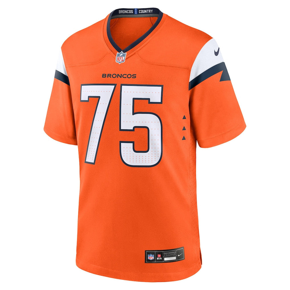 Geron Christian 75 Denver Broncos Team Game Men Jersey - Orange