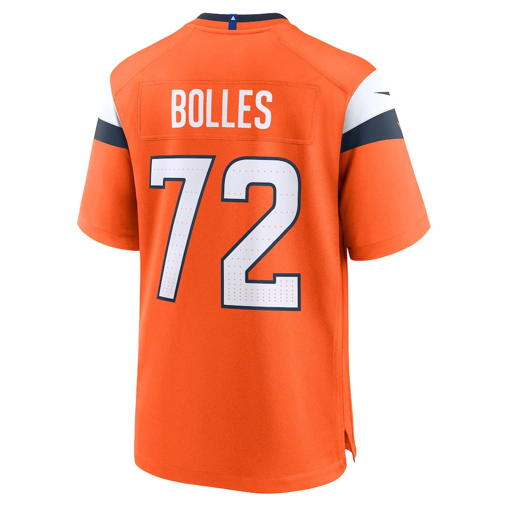Garett Bolles 72 Denver Broncos Team Game Men Jersey - Orange