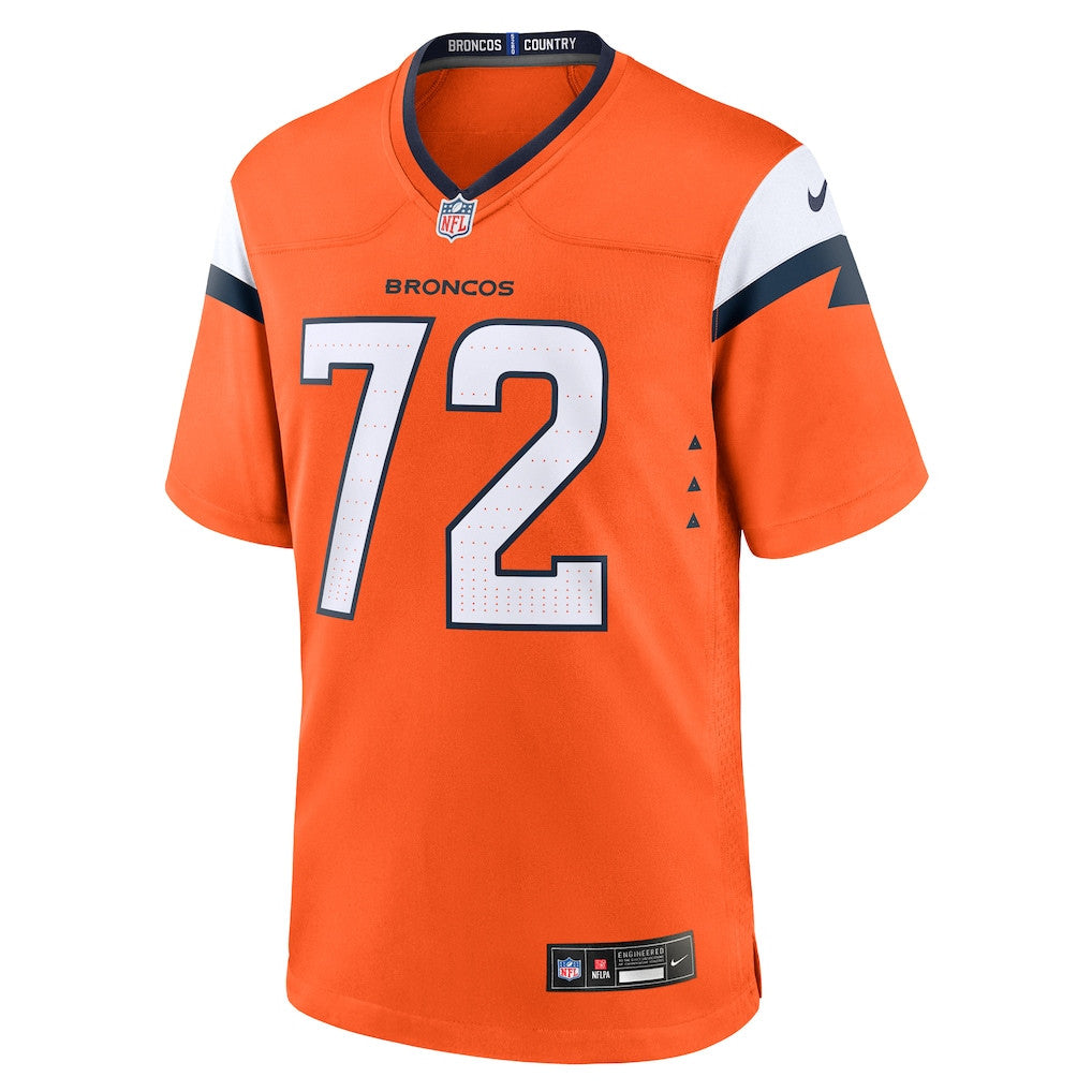 Garett Bolles 72 Denver Broncos 2026 Super Bowl LX - Orange Team Game Jersey