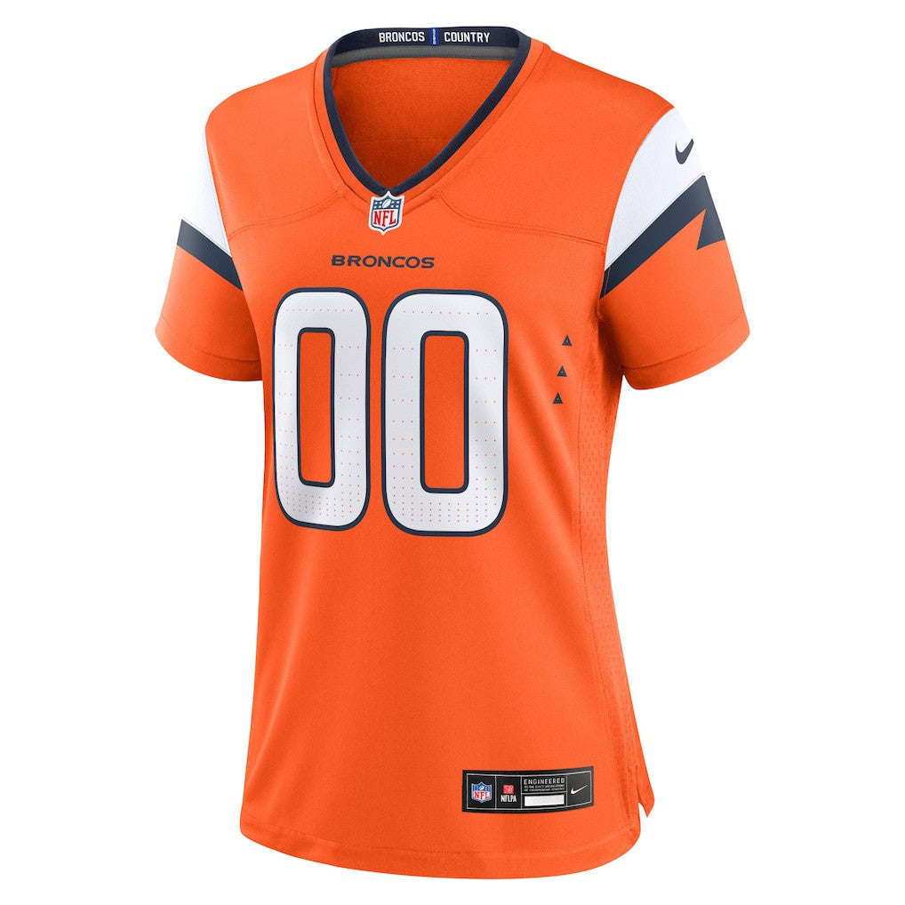 Denver Broncos 2026 Super Bowl LX - Women's Orange Custom Game Jersey