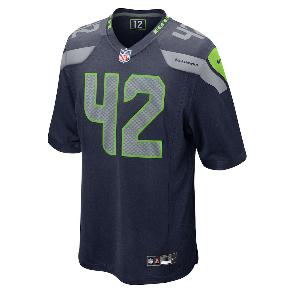 Drake Thomas 42 Seattle Seahawks 2026 Super Bowl LX - College Navy Team Game Jersey