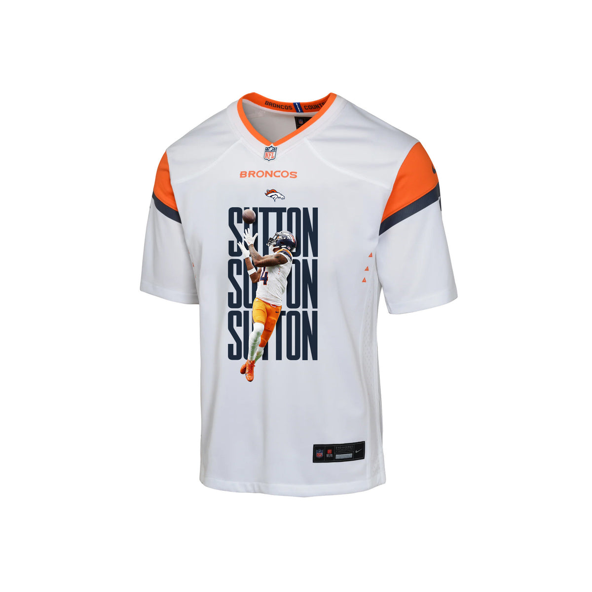 Courtland Sutton 14 Denver Broncos Super Bowl LX Championship-Ready YOUTH Jersey – White