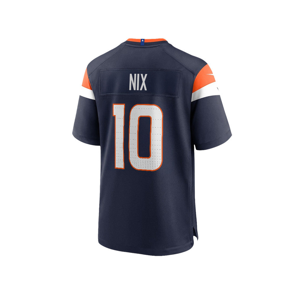 Bo Nix 10 Denver Broncos Super Bowl LX Franchise QB Jersey – Navy