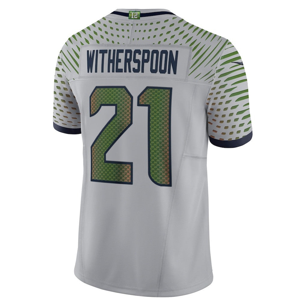 Devon Witherspoon 21 Seattle Seahawks Super Bowl LX Rising Star Jersey – Grey