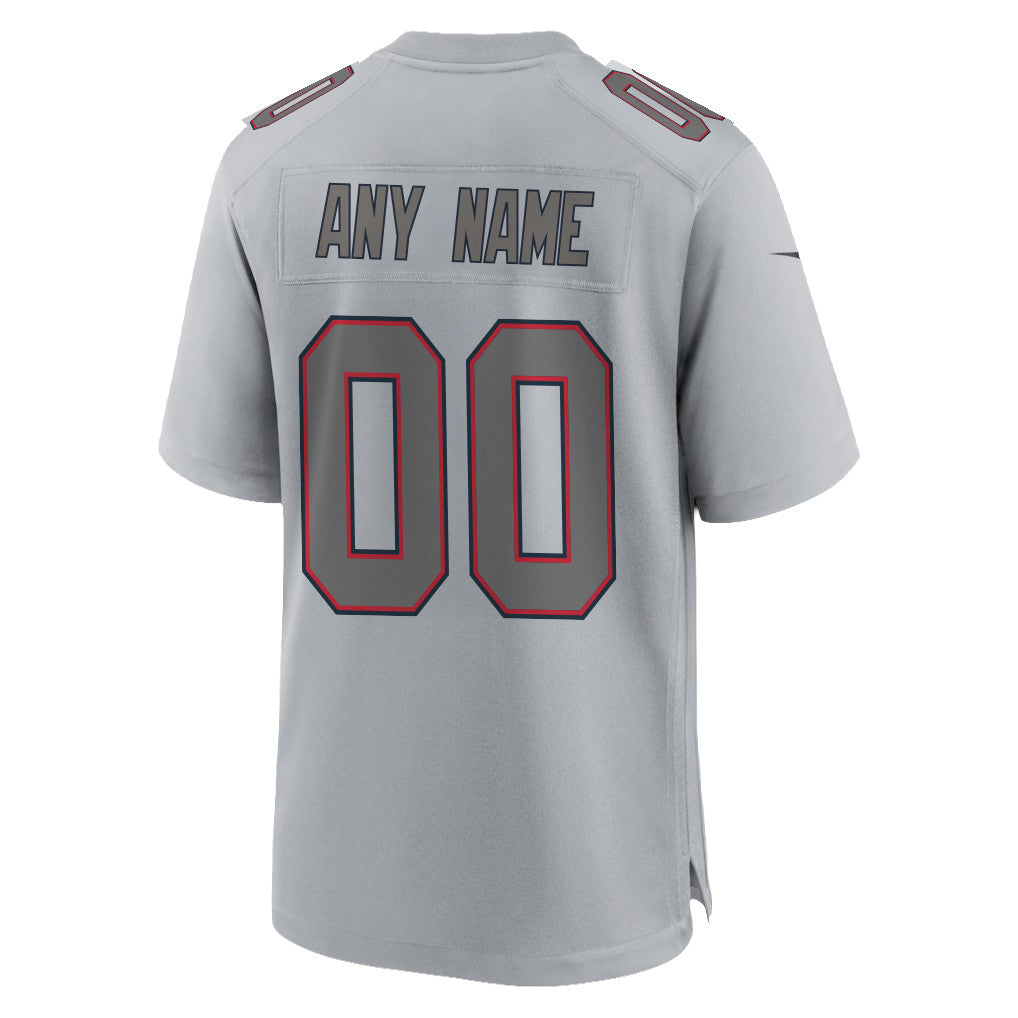 New England Patriots Super Bowl 25/26 Champions LX Custom Atmosphere Fashion Game Jersey - Gray