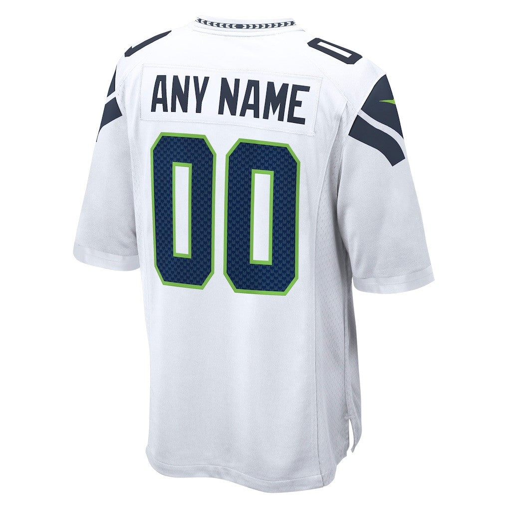 Seattle Seahawks Super Bowl LX Champions Confronting The Opponent Custom Game Jersey - White