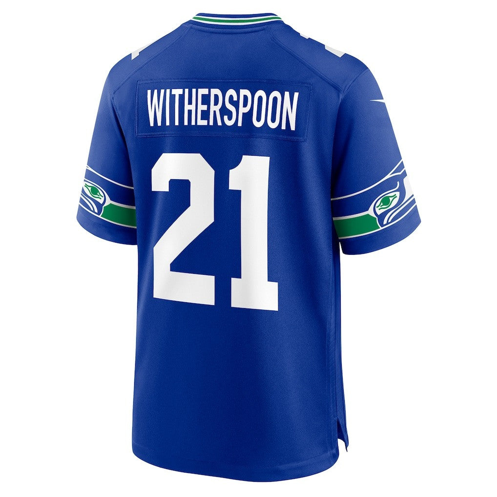 Devon Witherspoon 21 Seattle Seahawks Super Bowl LX Dynamic Ground Game Jersey – Royal Blue