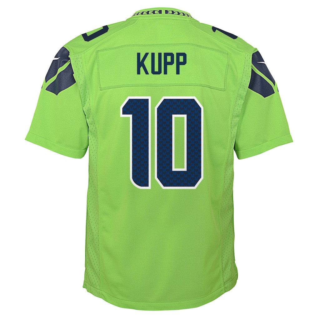 Cooper Kupp 10 Seattle Seahawks Super Bowl LX High-Impact Performer YOUTH Jersey – Green