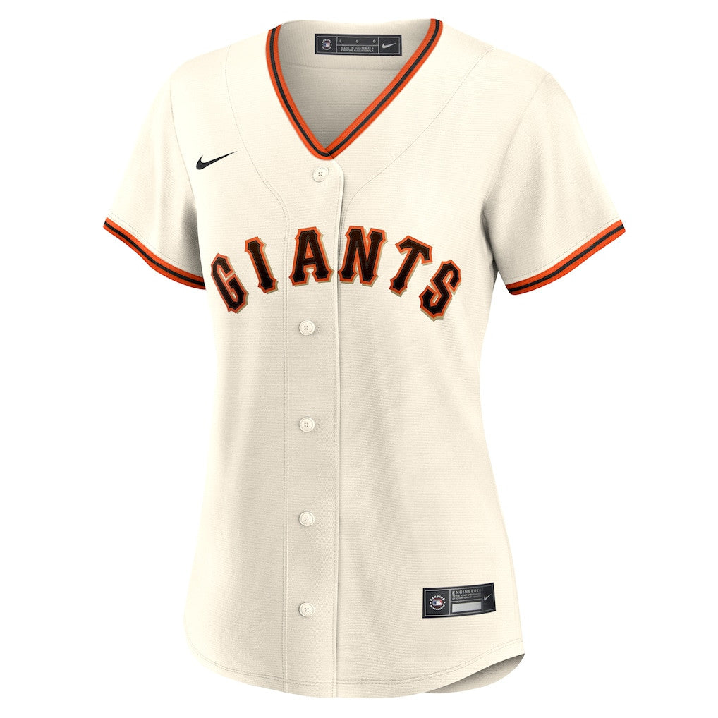 Willy Adames 2 San Francisco Giants Women's Home Jersey - Cream