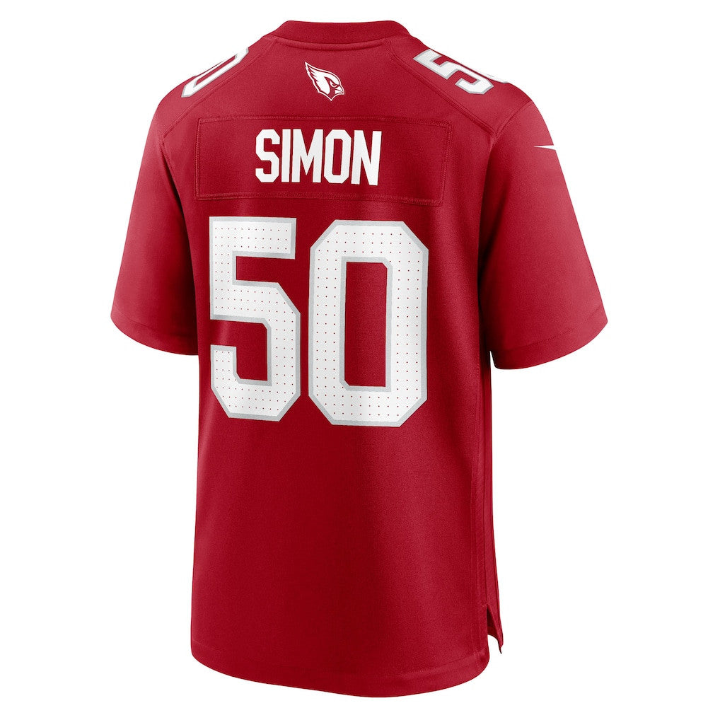 Cody Simon 50 Arizona Cardinals Team Game Men Jersey - Cardinal