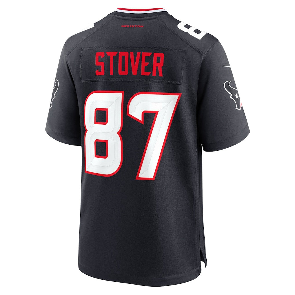 Cade Stover 87 Houston Texans Game Men Jersey - Navy
