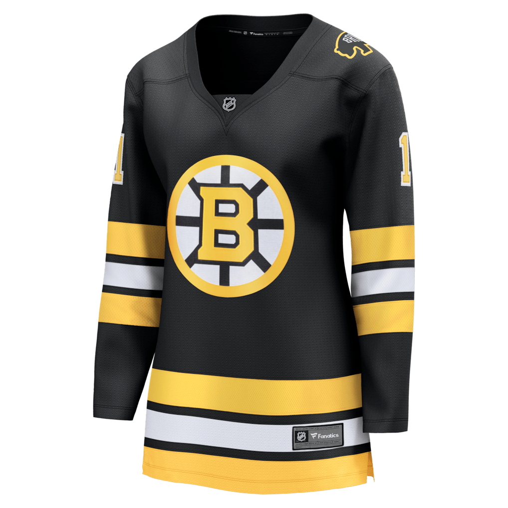 Jeremy Swayman 1 Boston Bruins Women's Home Breakaway Jersey - Black