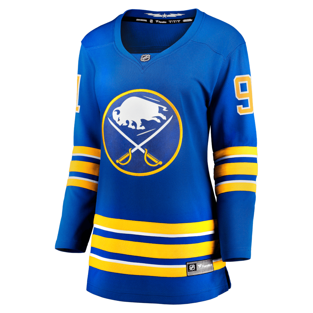 Josh Doan 91 Buffalo Sabres Women's Home Breakaway Jersey - Royal