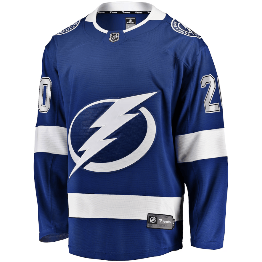 Nicholas Paul 20 Tampa Bay Lightning Home Breakaway Player Jersey - Blue