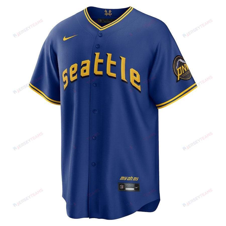 Shohei Ohtani 17 Seattle Mariners 2023 City Connect Game Jersey - Royal
