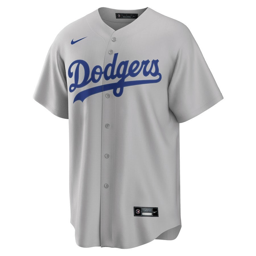 Shohei Ohtani 17 Los Angeles Dodgers Signed Welcome To The Sho Men Jersey - Gray