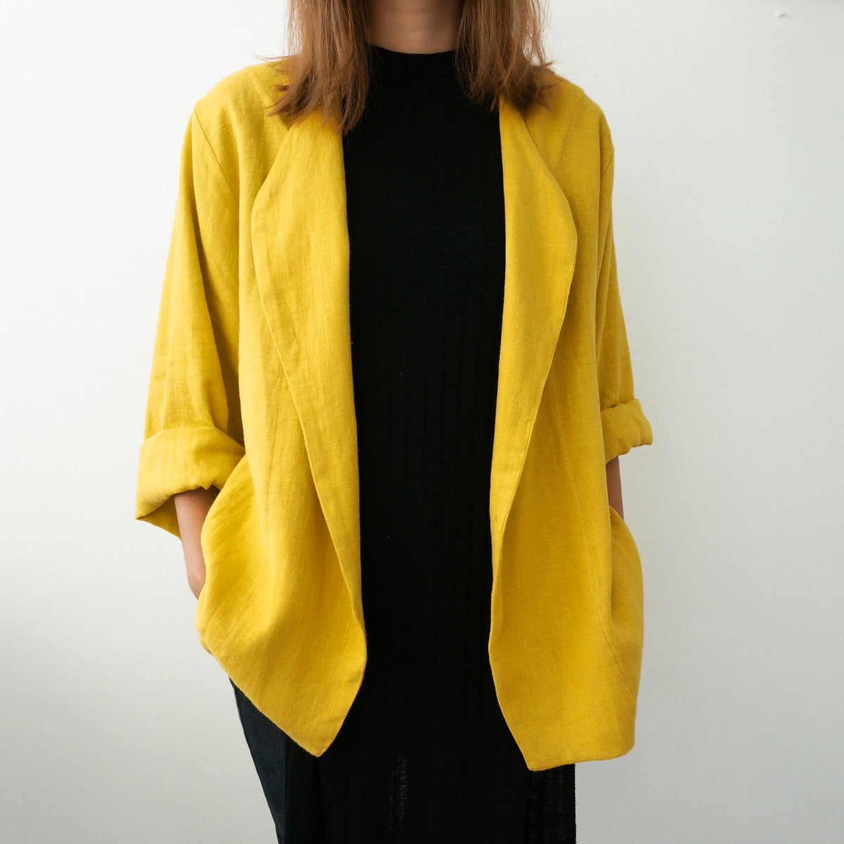 Jacket for women, Natural jacket, Linen cardigan, Loose fit women's jackets, Summer clothing