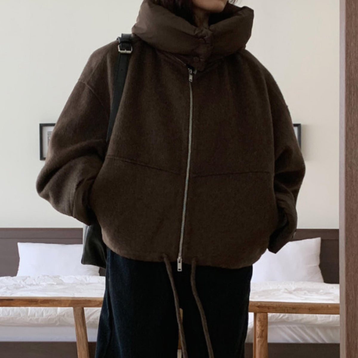 Loose Zip Jacket | Casual Long Sleeve Top | Autumn Wear | Minimalist Fashion Style
